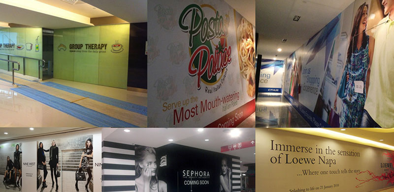 Glass Stickers Printing Wall Murals Ding Stickers
